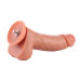Фалоімітатор для секс-машин Hismith 8.25" Dual-density dildo with veins, система KlicLok