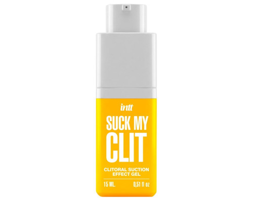 Смоктайзер для клітора Intt Suck My Clit Tropical Mango (15 мл), манго, гель з ефектом посмоктування