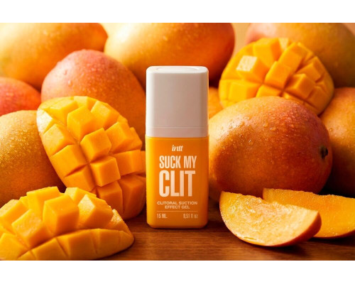 Смоктайзер для клітора Intt Suck My Clit Tropical Mango (15 мл), манго, гель з ефектом посмоктування