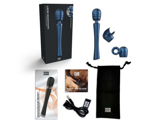 Вібромасажер MAN.WAND EDGY Stellar Blue