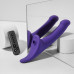 Вібронасадка для страпону з вакуумною стимуляцією Strap-On-Me Multi Orgasm Dildo S Purple
