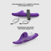 Вібронасадка для страпону з вакуумною стимуляцією Strap-On-Me Multi Orgasm Dildo L Purple