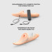 Вібронасадка для страпону з вакуумною стимуляцією Strap-On-Me Multi Orgasm Realistic Dildo L Vanilla