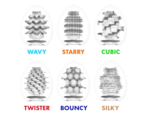 Мастурбатор-яйце Tenga Egg Wavy