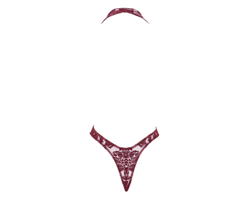 Боді Noir Handmade F386 Kink Royal cascade bodysuit S
