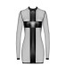 Сукня Noir Handmade F369 Crossfire Mesh & Wetlook Mini dress M