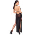 Сукня Noir Handmade F372 Onyx Twin-slit Long dress XS