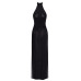 Сукня Noir Handmade F372 Onyx Twin-slit Long dress XS