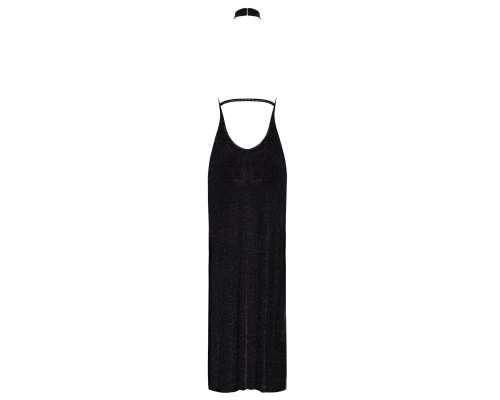 Сукня Noir Handmade F372 Onyx Twin-slit Long dress XL