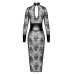 Сукня Noir Handmade F375 Noirelle Lace Corset Midi dress M