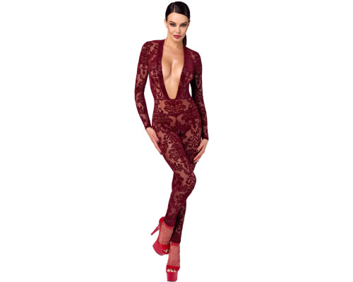 Бодістокінг Noir Handmade F382 Kink Royal Catsuit XS
