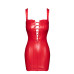 Сукня Noir Handmade F364 Bombshell Lace-Up Mini Dress Red S