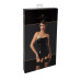 Корсет з підв'язками для панчіх Noir Handmade F381 Dominae Venom PVC corset-belt L