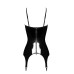 Корсет з підв'язками для панчіх Noir Handmade F381 Dominae Venom PVC corset-belt XL