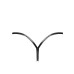 Трусики Noir Handmade P014 Dominae PVC panty with silver clasp XXL