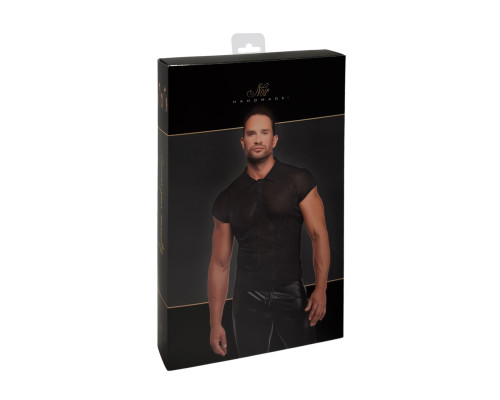 Чоловіче поло Noir Handmade H082 Onyx veil polo S