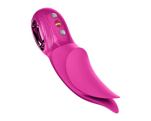 Вібратор для клітора Fun Factory VOLTA Magenta, гнучкий подвійний кінчик