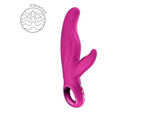 Вібратор-кролик для точки А Fun Factory LADY BI Magenta, 2 мотори, 12 режимів