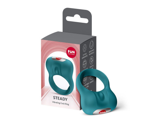 Ерекційне віброкільце Fun Factory Steady Bottle Green