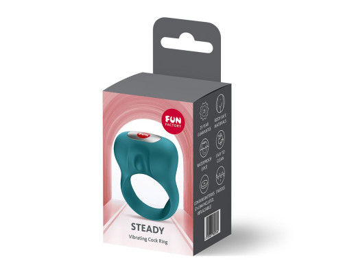 Ерекційне віброкільце Fun Factory Steady Bottle Green