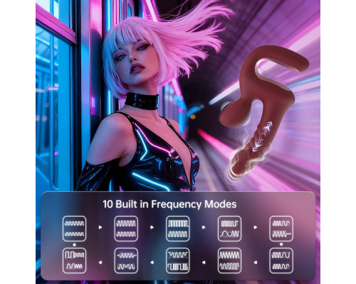 Смарт-пульсатор Magic Motion Magic Duet Bordeaux, 10 режимів пульсацій, 10 режимів вибрації