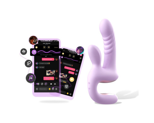 Смарт-пульсатор Magic Motion Magic Duet Purple, 10 режимів пульсацій, 10 режимів вибрації