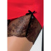 Розпродаж!!! Сорочка приталена з чашечками BRIDA CHEMISE red XXL/XXXL - Passion Exclusive, трусики