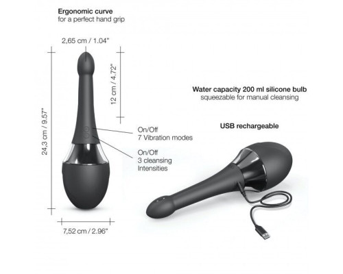 Автоматичний анальний душ-вібратор Dorcel Douche Mate Pro (м'яте паковання!!!)