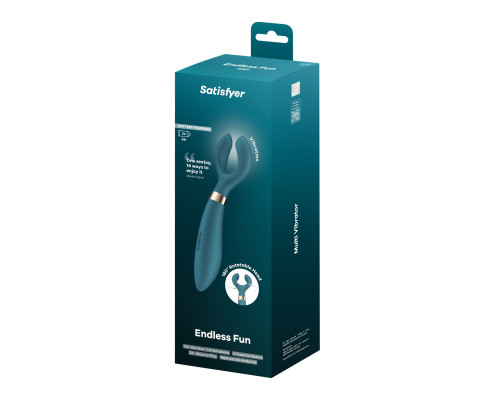 Вібратор для пар Satisfyer Endless Fun Battery Series, три мотора, багатофункціональний