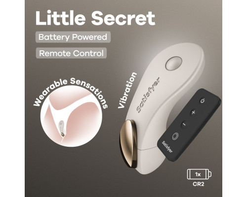 Вібратор у трусики Satisfyer Little Secret Battery Series з пультом ДК