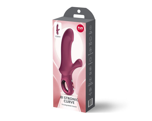 Пульсатор Fun Factory Bi Stronic Curve Wine Red
