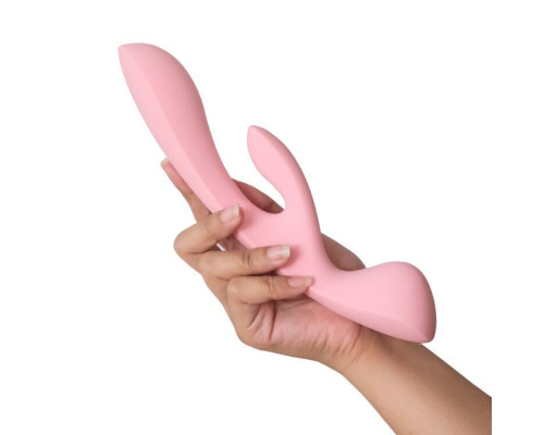Двосторонній вібратор-кролик Satisfyer Triple Oh Pink (м'яте паковання!!!)
