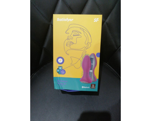 Анальна смарт-вібропробка із перлинним масажем Satisfyer Rotator Plug 2+ Violet (м'яте паковання!!!)