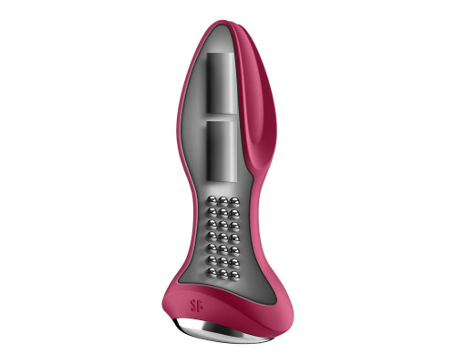Анальна смарт-вібропробка із перлинним масажем Satisfyer Rotator Plug 2+ Violet (м'яте паковання!!!)