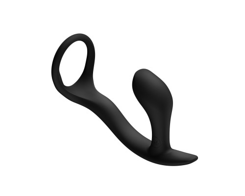 Анальна пробка з ерекційним кільцем Fun Factory BOOTIE RING Black (м'яте паковання!!!)