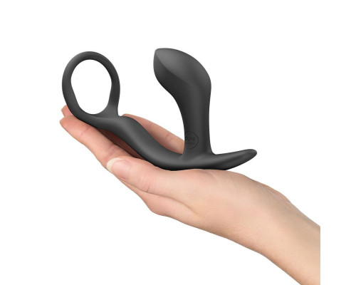 Анальна пробка з ерекційним кільцем Fun Factory BOOTIE RING Black (м'яте паковання!!!)