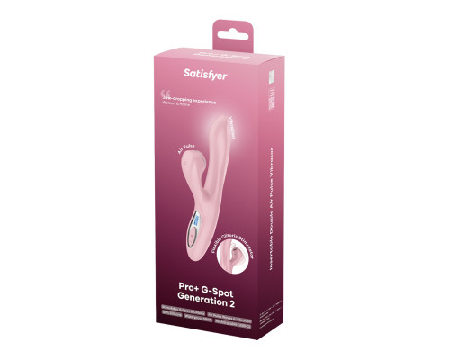 Вакуумний вібратор-кролик Satisfyer Pro+ G-Spot Generation 2 Pink