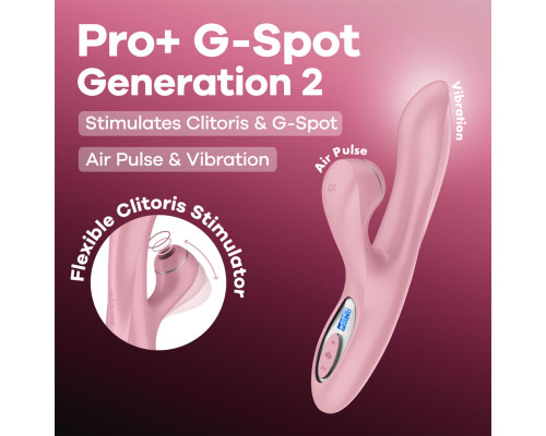 Вакуумний вібратор-кролик Satisfyer Pro+ G-Spot Generation 2 Pink