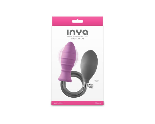 Надувна анальна пробка NS Novelties INYA - InflataPlay - Pink