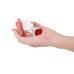 Скляна анальна пробка NS Novelties Crystal - Desires - Red Heart - Medium