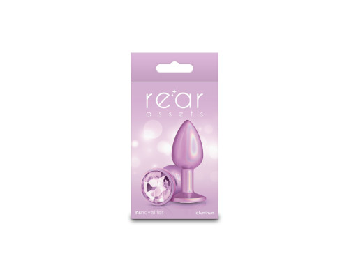 Анальна пробка NS Novelties Rear Assets - Iridescent Pink - Small - Pink
