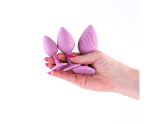 Набір анальних пробок NS Novelties INYA - Triple Ace Kit - Blush