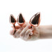Набір анальних пробок NS Novelties Rear Assets - Trainer Kit - Rose Gold - Pink Gem