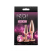 Набір анальних пробок NS Novelties Rear Assets - Tapered Trainer Kit - Rose Gold - Pink
