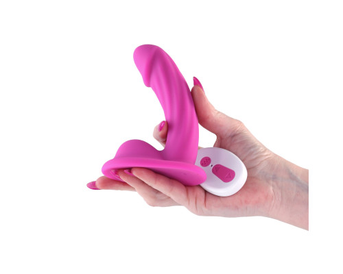 Ділдо з вібрацією NS Novelties Colours - Curve - Vibrating - 5" Dildo - Pink