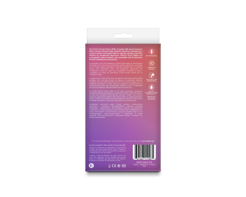 Ділдо з вібрацією NS Novelties Colours - Curve - Vibrating - 6" Dildo - Pink