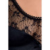 (SALE) Сорочка приталена з чашечками LOTUS CHEMISE black L/XL - Passion Exclusive, трусики