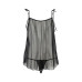 Сорочка прозора бебі дол Passion MELANIA CHEMISE S/M black (м'яте паковання!!!)