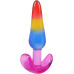 Набір анальних пробок Doc Johnson Crystal Jellies - Anal Trainer Set - Rainbow