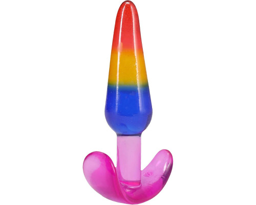 Набір анальних пробок Doc Johnson Crystal Jellies - Anal Trainer Set - Rainbow
